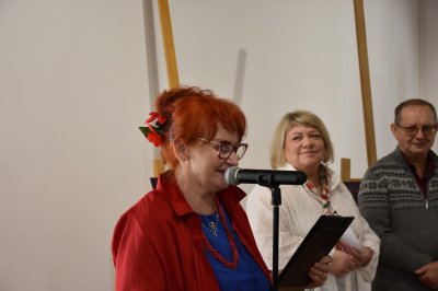 Malwy, róże, fiołki... - Wernisaż wystawy Barbary Harasim